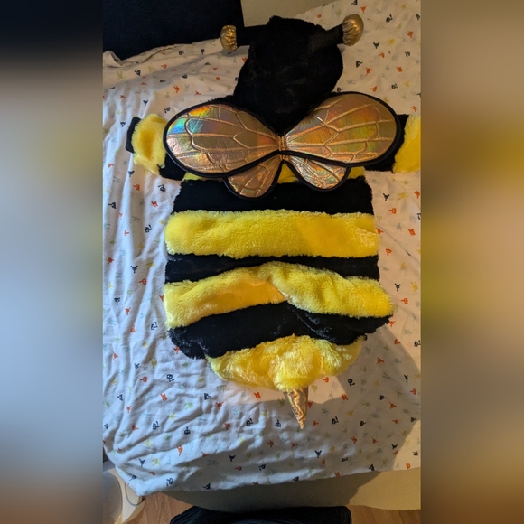 Bumble bee costume, bunting bag style, 3-6 months - Picture 2 of 3